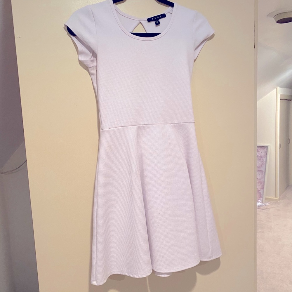 Simple White Mini Dress